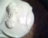 A picture of step 7 of sunshines caramel apple cheesecake.