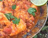 Une image de l'étape 4 de Rougail de saumon.