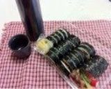 A picture of step 9 of Colorful Kimbap: Korean Nori Seaweed Rolls.