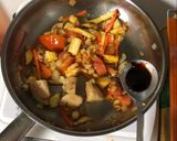 泡菜蔬菜炒粄條的食譜步驟4照片