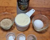 Foto del paso 1 de la receta: Crackers de ajonjolí y harina de almendras