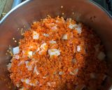 A picture of step 1 of Lentil Soup with Toasted Bread 👌🏼😋.
