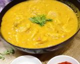 A picture of step 5 of Gatte ki sabji.