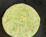 A picture of step 7 of Paneer Stuff Bathua Roti 🫓 In Multigrain Flour.
