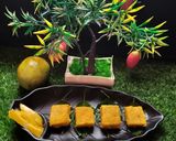 A picture of step 3 of Mango paneer kalakand.