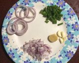 A picture of step 3 of Cabbage Manchurian.