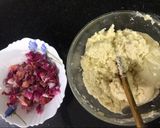A picture of step 3 of Rosy Strawberry Muffins.