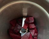 A picture of step 3 of Whole wheat beetroot waffles with frozen berries yoghurt.