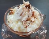 A picture of step 3 of Sabudana Kheer.