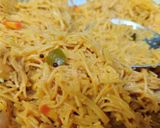 A picture of step 3 of Veg vermicelli.