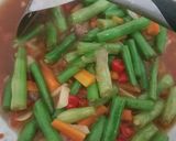 Foto langkah ke 3 dari resep 336. Tumis Buncis dan wortel asam manis (Isian nasi dus_3).