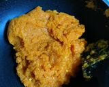 A picture of step 6 of Papaya Ladoo.