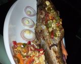 A picture of step 8 of Grilled stuffed fish.