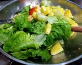 A picture of step 2 of LG BEANBURD PUFF SALAD( VEGAN )ASIAN STYLE COOKING.