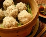 A picture of step 7 of Ginger Scented Meatballs with Glutinous Rice.