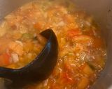 A picture of step 4 of Fennel and tomato soup 🥣 🍅.