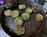 Spinach/split chickpea kababs with cheese salad recipe step 2 photo