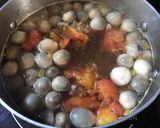 Hình bước làm 2 của món Canh nấm thịt bằm