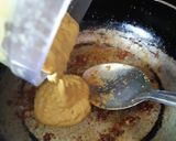 A picture of step 9 of Schezwan matar paneer corn masala.
