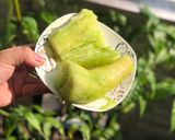 Hình bước làm 4 của món Sắn om lá nếp cốt dừa