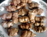A picture of step 10 of Apple Mummies with Cream Cheese Puss Dip * Halloween *.
