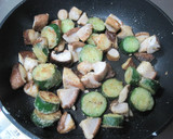 A picture of step 5 of Stir Fried Shiitake Mushrooms and Cucumber With Butter Soy Sauce.