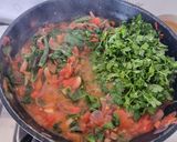 A picture of step 2 of Paneer Hydrabadi curry.