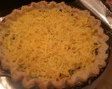 A picture of step 6 of Breakfast Quiche.