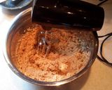 A picture of step 2 of Peanut Butter/Chocolate Chip Cake Bars.