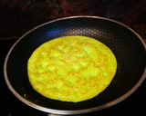 Foto del paso 4 de la receta: Pancakes con hojas de cebolletas y zanahoria sin gluten
