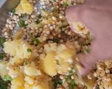 A picture of step 4 of Sabudana Vada.