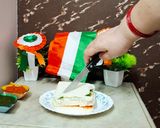तिरंगा सैंडविच रेसिपी चरण 5 फोटो