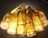 A picture of step 5 of Kanya's Stuffed Bamboo Shoots.