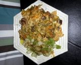 A picture of step 9 of Ham noodle bake.