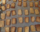 A picture of step 8 of Low-Carb Crispy Koya Dofu Snack.