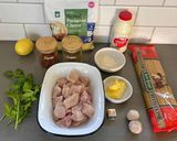 A picture of step 10 of Creamy Fettuccine with Chicken Bites.
