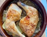 Foto del paso 7 de la receta: Muslos de Pollo al Horno a la Cerveza con Patatas y Cebolla