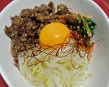 A picture of step 8 of Our Family's Simple Bibimbap.