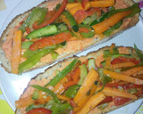 Foto del paso 7 de la receta: Tosta vegetal de pan multicereales 🍅