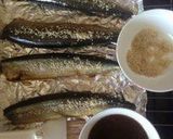 Hình bước làm 4 của món Cá Sanma nướng sốt Teriyaki
