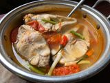 Canh cá chẽm nấu 🍅