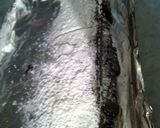 A picture of step 9 of chocolate cake roll.