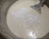 A picture of step 2 of Rose Vanilla marble Cake.