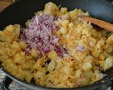 A picture of step 4 of Aloo Samosa (Potato Samosa).