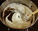 A picture of step 7 of Chocolate Chiffon Layer Cake with Peppermint Marscapone Cream Filling / Frosting.