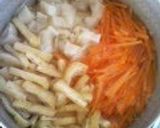 A picture of step 4 of Chirashi Sushi (Sushi for Dolls' Day).