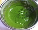 A picture of step 2 of Just Mix and Cook - Soft Matcha Pancakes.
