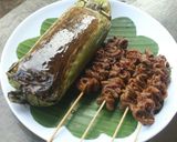 Foto langkah ke 4 dari resep Nasi Bakar Sambel Teri ala angkringan.