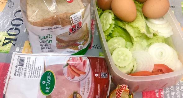 1 แซนวิชชีสห่มไข่️