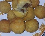 Foto langkah ke 6 dari resep Banana Bomb / bola pisang coklat.